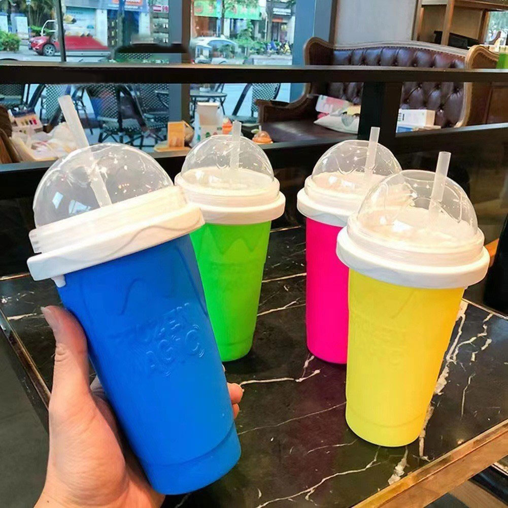 Slushie Machine Vending - 뚜껑이 있는 휴대용 스무디 스퀴즈 컵,
