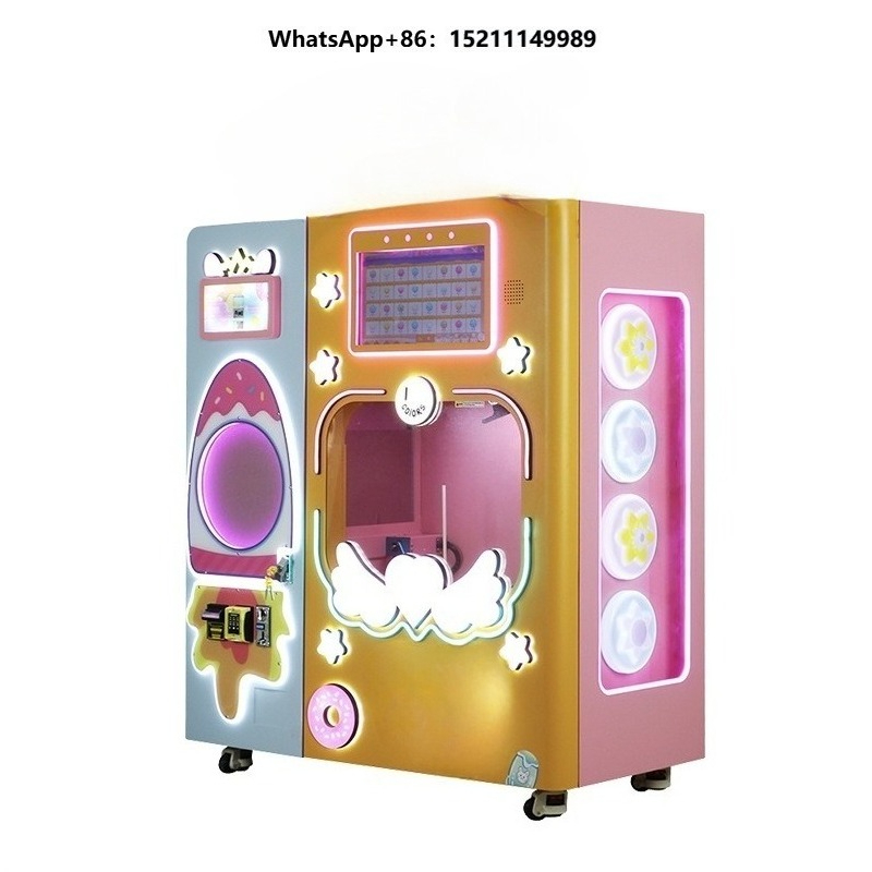 Candy Vending Machine - 132 대형 상업용 완전 자동 솜사탕
