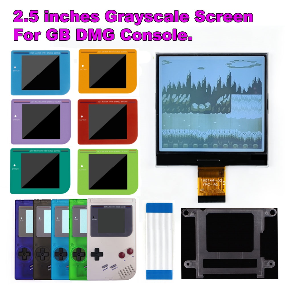 Lcd Screen Arcade - HISPEEDIDO 2.5인치 그레이스케일 LCD 스크린 키트
