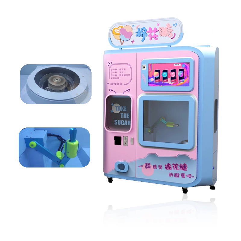 Candy Vending Machine - 솜사탕 기계 자동 전자 생산 기계