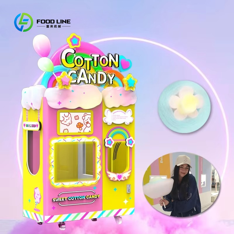 Candy Vending Machine - 맞춤형 솜사탕 자동판매기, 조절 가능한 기능