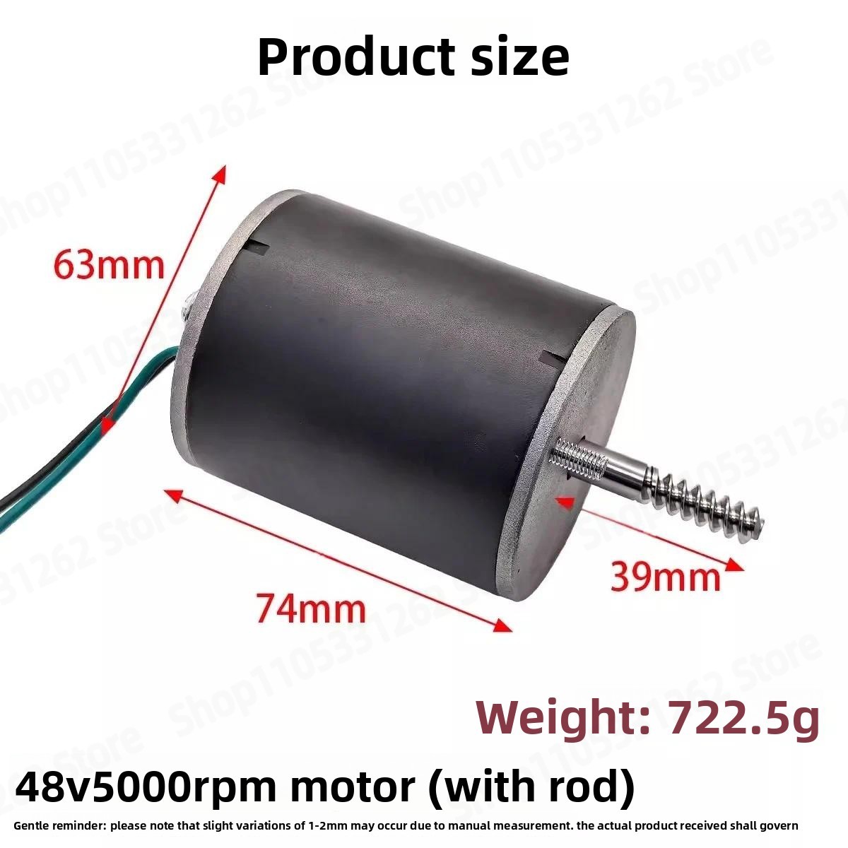 48V, 5000RPM 클로 모터, JS 크레인 모터  - Crane Claw Motor 리뷰 및 가격