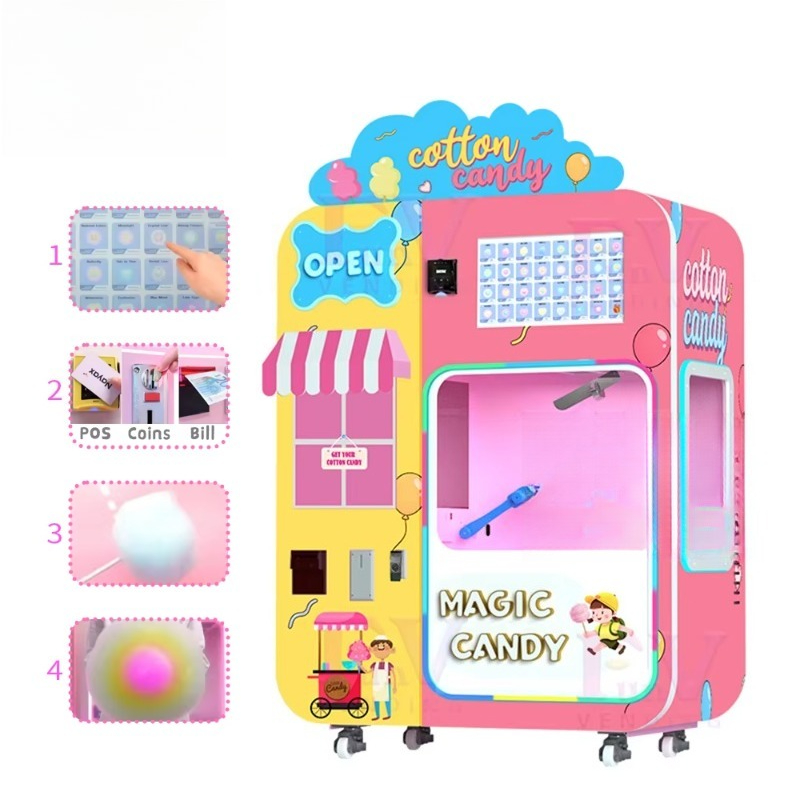쇼핑몰 푸드코트 솜사탕 자판기 독립형 24시간 운영 광 - Candy Vending Machine 리뷰 및 가격