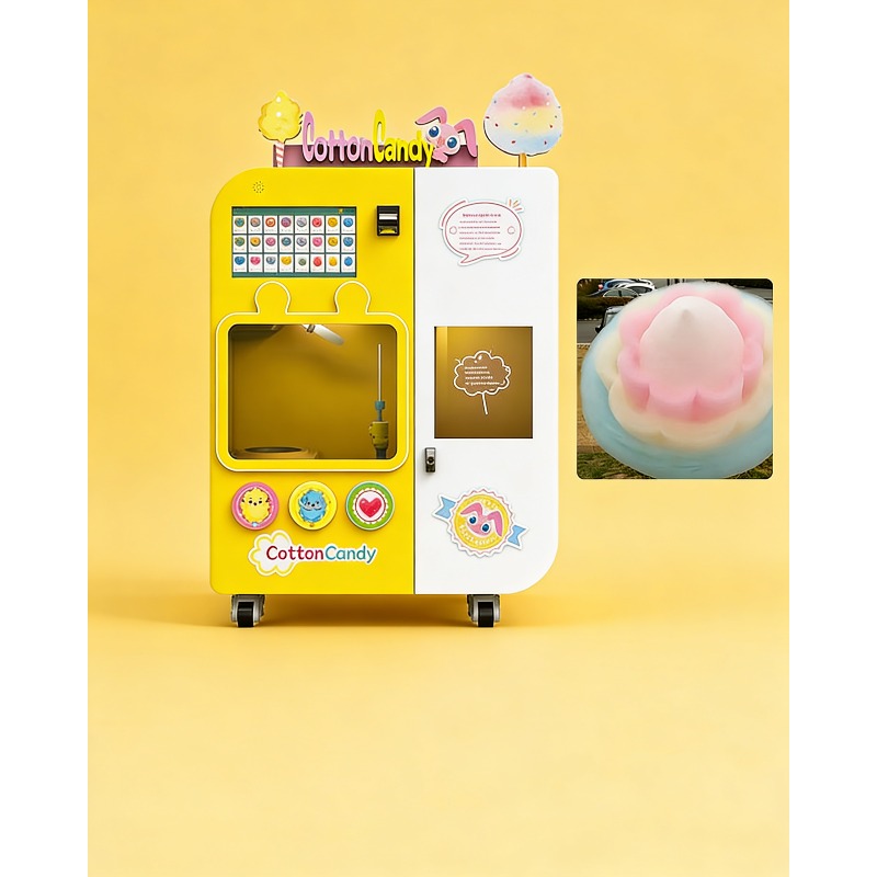 완전 자동 솜사탕 자판기(교환 시스템 포함) 상업용 4 - Candy Vending Machine 리뷰 및 가격