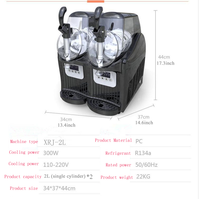 전문가용 슬러시 기계 12L 2탱크 대용량 상업용 과일 - Slushie Machine Vending 리뷰 및 가격