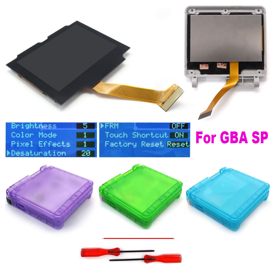 HISPEEDIDO GBA SP용 IPS V5 화면,  - Lcd Screen Arcade 리뷰 및 가격